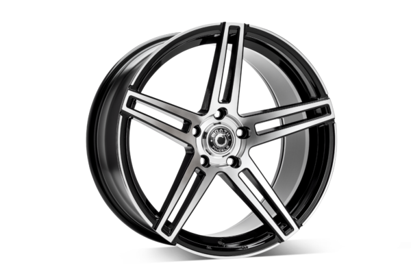 cerchi in lega Wrath Wheels WF1 black diamond da 18" in 5/112 ET 42
