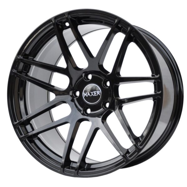 cerchi Haxer HX020 gloss black da 19"  in 5/120 doppia misura - immagine 2