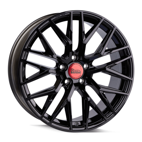 cerchi in lega MAM RS4 gloss black da 18″ in 5/112 ET 45