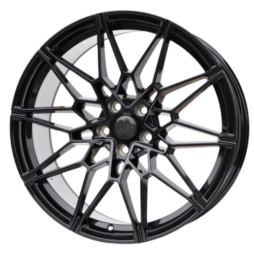 cerchi in lega replica BMW gloss black da 18″ in doppia misura