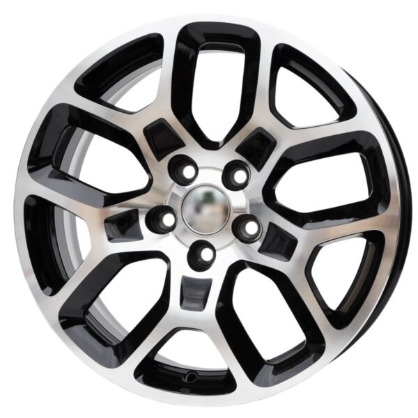 cerchi in lega replica Jeep black diamond da 17" in 5/110 ET 40