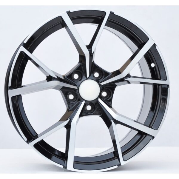 cerchi in lega replica Estoril black diamond da 17" in 5/112 ET 40 - immagine 2