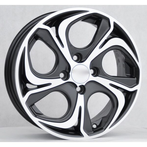 cerchi in lega replica black diamond da 14" in 4/108 ET 35 - immagine 2