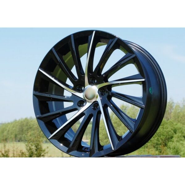 cerchi in lega replica Alfa Romeo black diamond da 16" in 5/110 ET 31 - immagine 2
