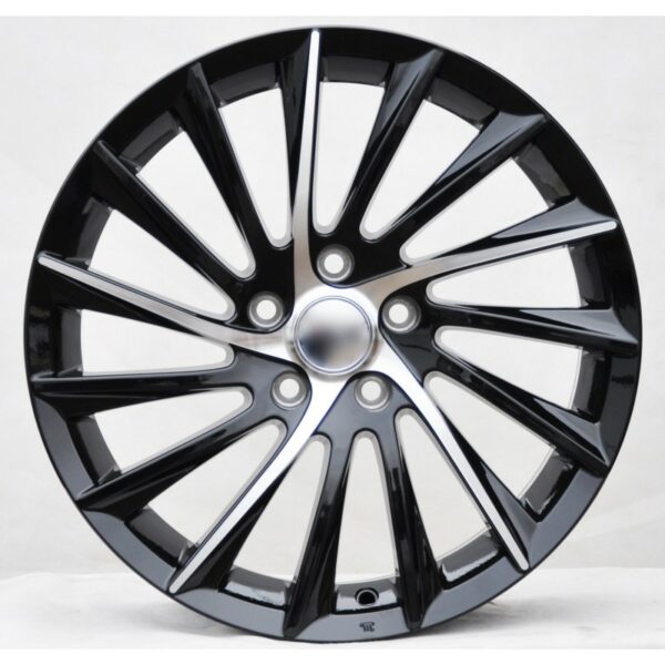 cerchi in lega replica Alfa Romeo black diamond da 16" in 5/110 ET 31 - immagine 3