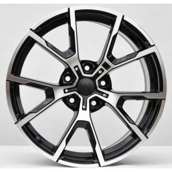cerchi in lega replica BMW black diamond da 17" in 5/120 ET 40 - immagine 2