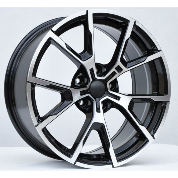 cerchi in lega replica BMW black diamond da 17" in 5/120 ET 40 - immagine 3