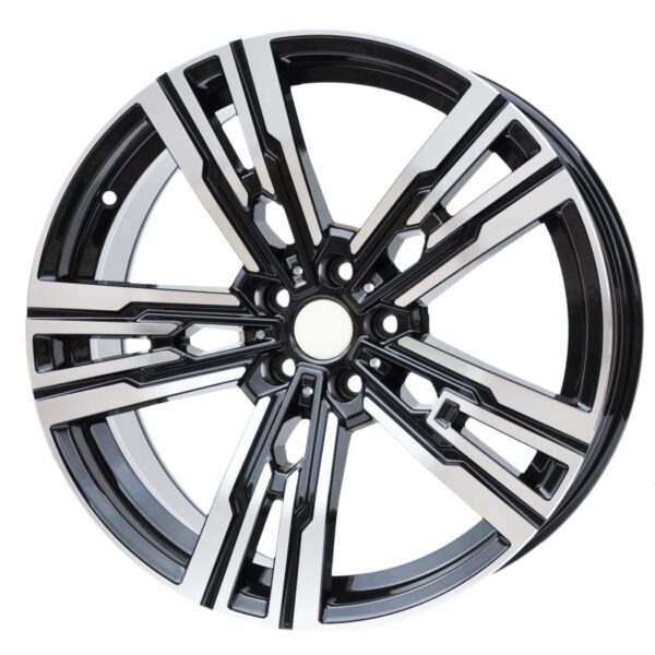cerchi in lega replica BMW black diamond da 19" in 5/112 doppia misura - immagine 4