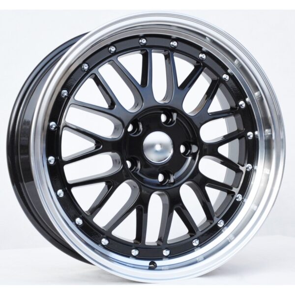 cerchi in lega replica gloss black da 17" in 5/120 ET 34 - immagine 3