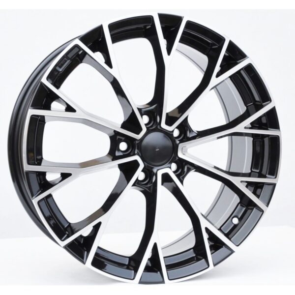 cerchi in lega replica black diamond da 17" in 5/112 ET 51 - immagine 3