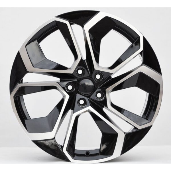 cerchi in lega replica matt black da 17" in 5/100 ET 35 - immagine 2