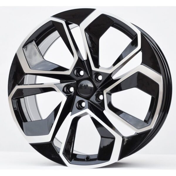 cerchi in lega replica matt black da 17" in 5/100 ET 35
