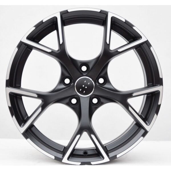cerchi in lega replica matt black diamond da 17" in 5/100 ET 42 - immagine 3