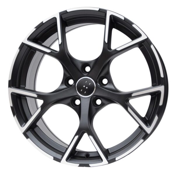 cerchi in lega replica matt black diamond da 17" in 5/100 ET 42