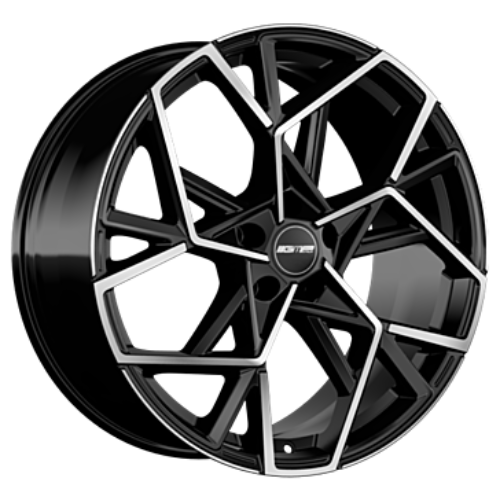 cerchi in lega GMP Cartesio black diamond da 18″ in 5/112 ET 45