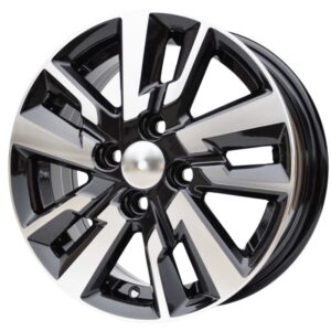 cerchi in lega replica black diamond da 14" in 4/100 ET 45