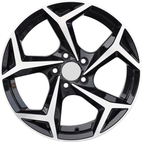 cerchi in lega replica Bonneville per Polo black diamond da 14″ in 5/100 ET 35