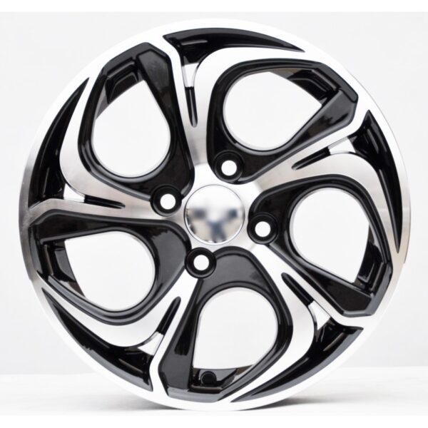 cerchi in lega replica black diamond da 16" in 4/100 ET 40 - immagine 2