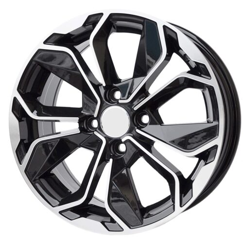 cerchi in lega replica Renault black diamond da 14″ in 4/100 ET 40