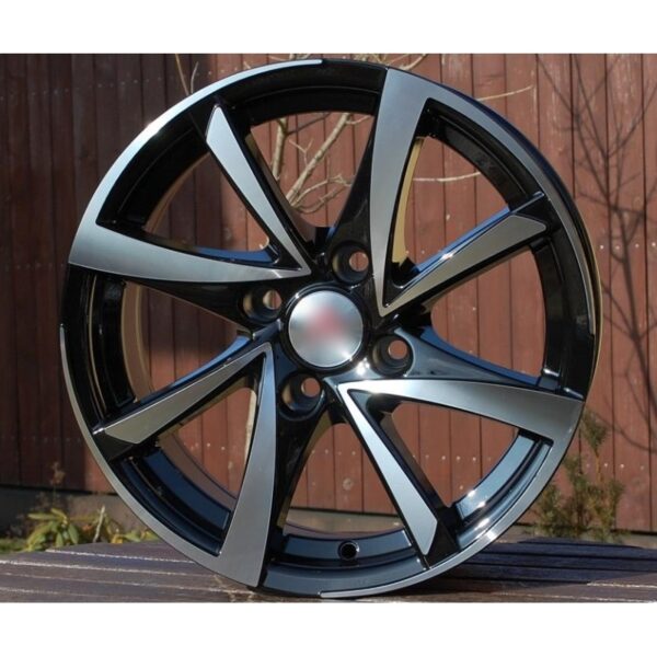cerchi in lega replica black diamond da 14" in 4/108 ET 20 - immagine 4