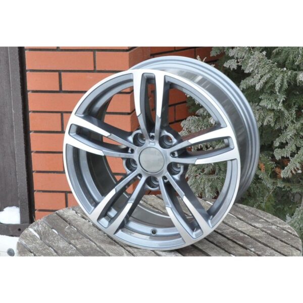 cerchi in lega replica BMW antracite diamantato da 16" in 5/120 ET 40 - immagine 2