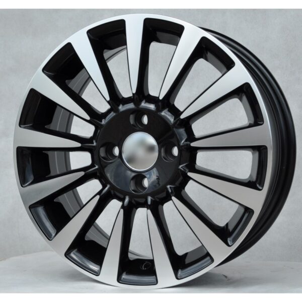 cerchi in lega replica FIAT black diamond da 15″ in 4/98 ET 35 - immagine 2