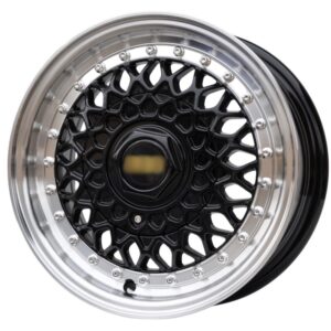 cerchi in lega replica BBS gloss black da 13" in 4/100 ET 30
