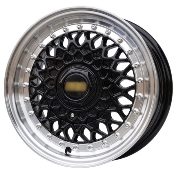 cerchi in lega replica BBS gloss black da 13" in 4/100 ET 30