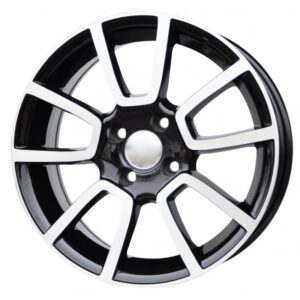 cerchi in lega replica Fiat black diamond da 15" in 4/98 ET 35