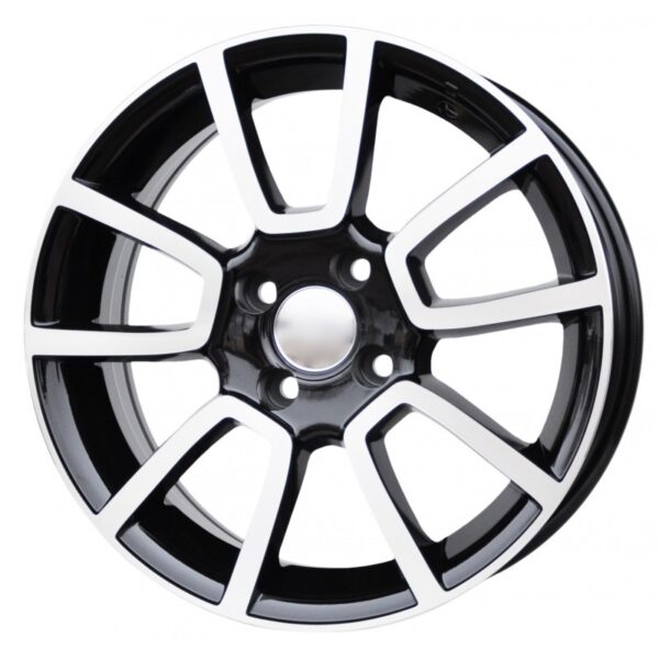 cerchi in lega replica FIAT black diamond da 15" in 4/98 ET 35