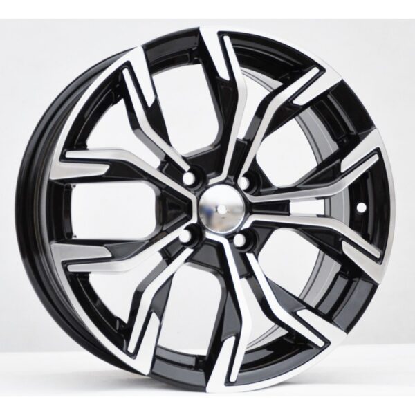cerchi in lega replica renault black diamond da 16″ in 4/100 ET 37 - immagine 2