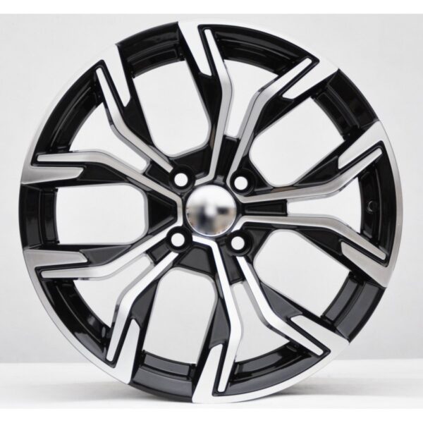 cerchi in lega replica renault black diamond da 16″ in 4/100 ET 37 - immagine 3
