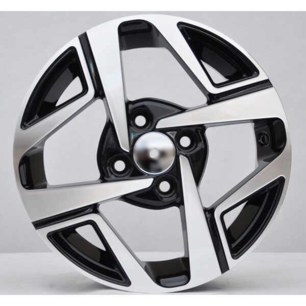 cerchi in lega replica black diamond da 14″ in 4/100 ET 41 - immagine 3