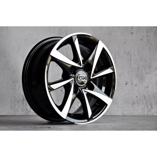 cerchi in lega replica black diamond da 14" in 4/108 ET 20 - immagine 3