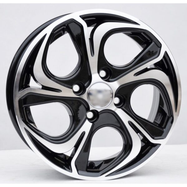 cerchi in lega replica black diamond da 16" in 4/100 ET 40 - immagine 4