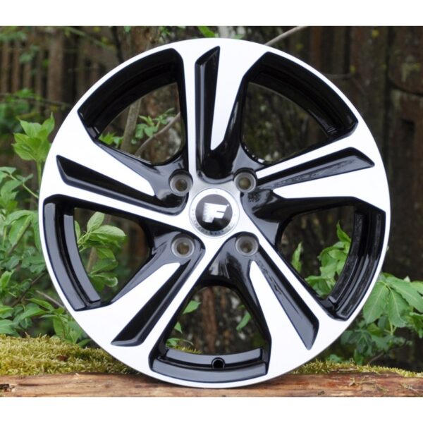 cerchi in lega replica black diamond da 14″ in 4/100 ET 40 - immagine 4