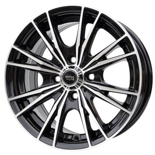 cerchi in lega replica black diamond da 14″ in 4/100 ET 38