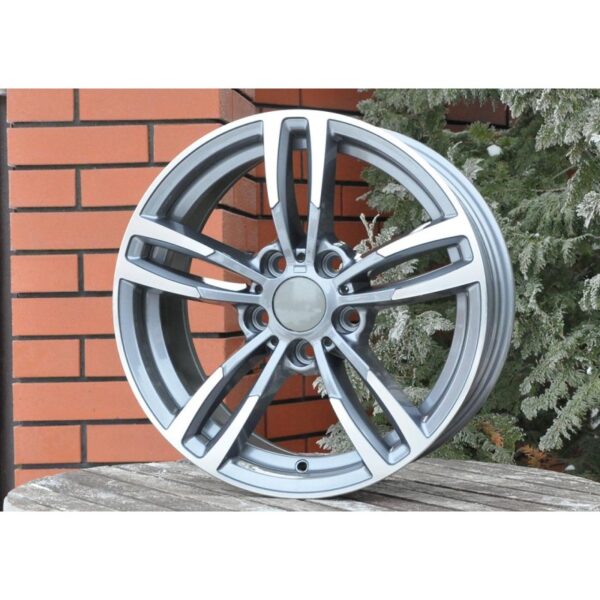 cerchi in lega replica BMW antracite diamantato da 16" in 5/120 ET 40 - immagine 3