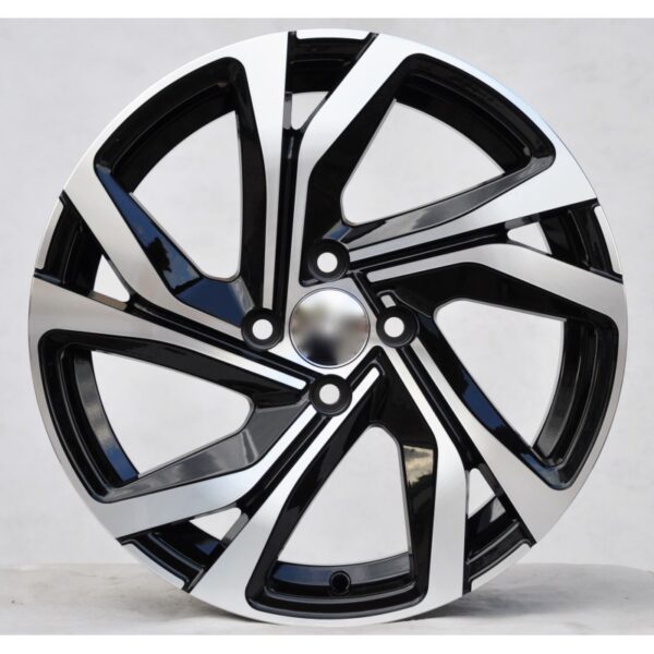 cerchi in lega replica renault black diamond da 16″ in 4/100 ET 37 - immagine 4