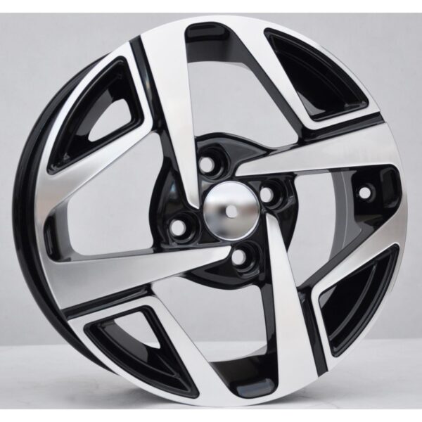 cerchi in lega replica black diamond da 14″ in 4/100 ET 41 - immagine 2