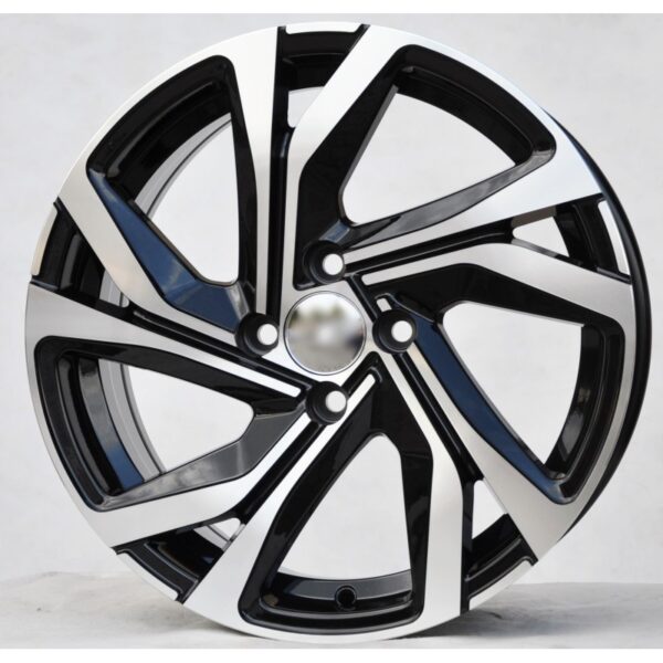 cerchi in lega replica renault black diamond da 16″ in 4/100 ET 37 - immagine 2