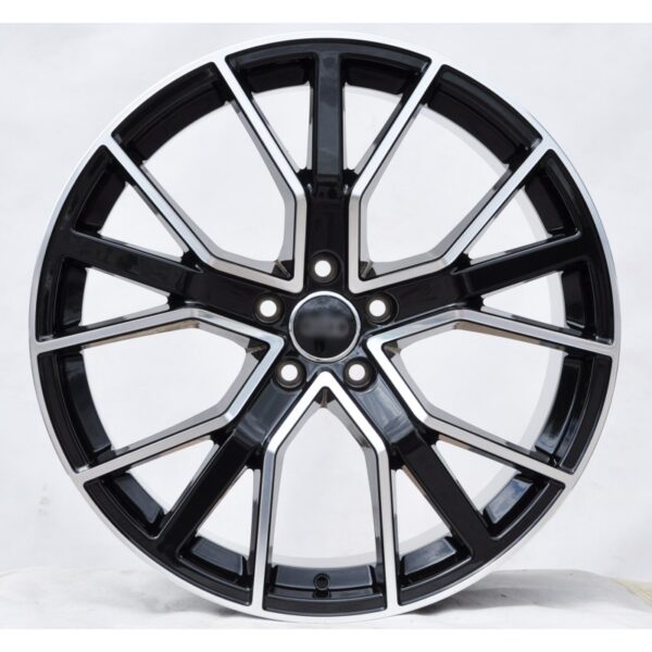 cerchi in lega replica Audi black diamond da 18" in 5/112 ET 34 - immagine 2