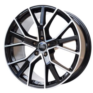 cerchi in lega replica Audi black diamond da 18" in 5/112 ET 34