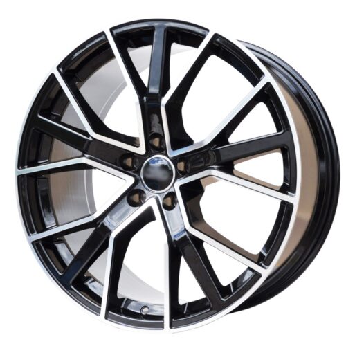 cerchi in lega replica Audi black diamond da 18″ in 5/112 ET 34