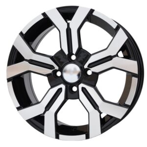 cerchi in lega replica Dacia black diamond da 16″ in 4/100 ET 45