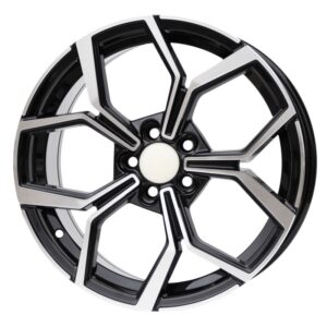 cerchi in lega replica black diamond per POLO da 16″ in 5/100 ET 45
