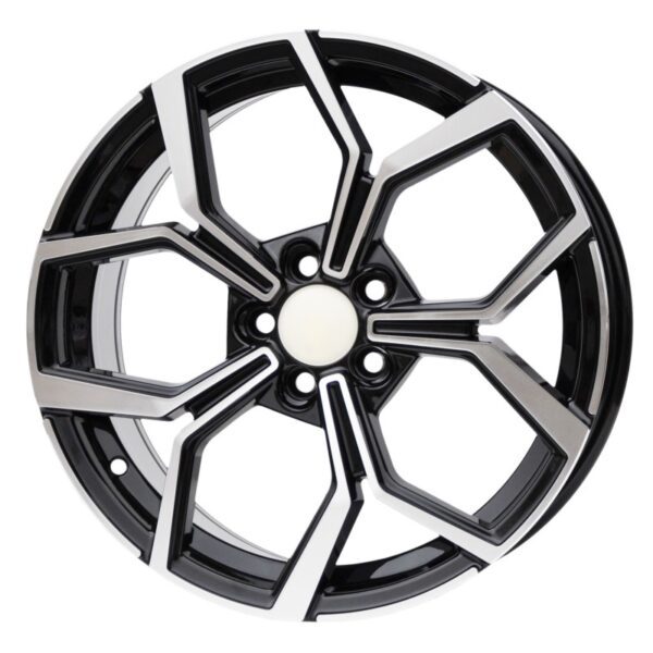 cerchi in lega replica black diamond per POLO da 16″ in 5/100 ET 45