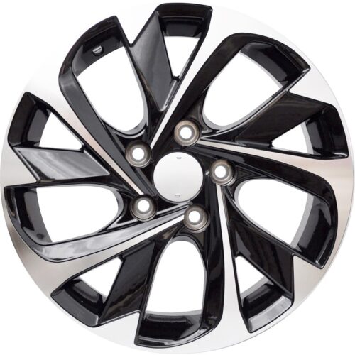 cerchi in lega replica TOYOTA black diamond da 16″ in 5/100 ET 40