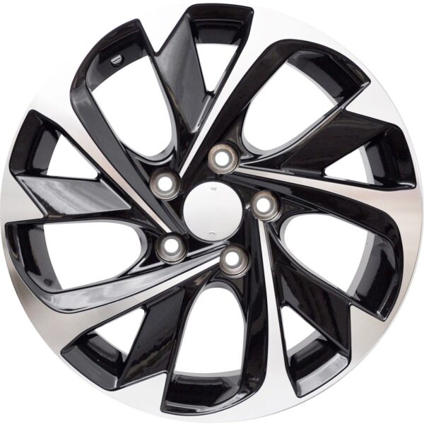 cerchi in lega replica TOYOTA black diamond da 16" in 5/100 ET 40
