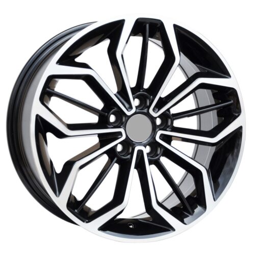 cerchi in lega replica FORD black diamond da 16″ in 5/108 ET 50